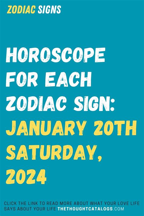 01/20星座|January 20 Zodiac